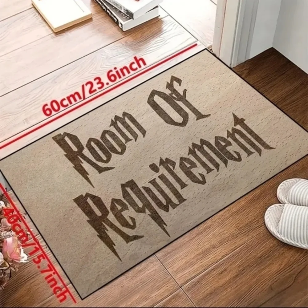 Harry Potter Room of Requirments Non-Slip Front Doormat Entryway 23.6in.×15.7in.